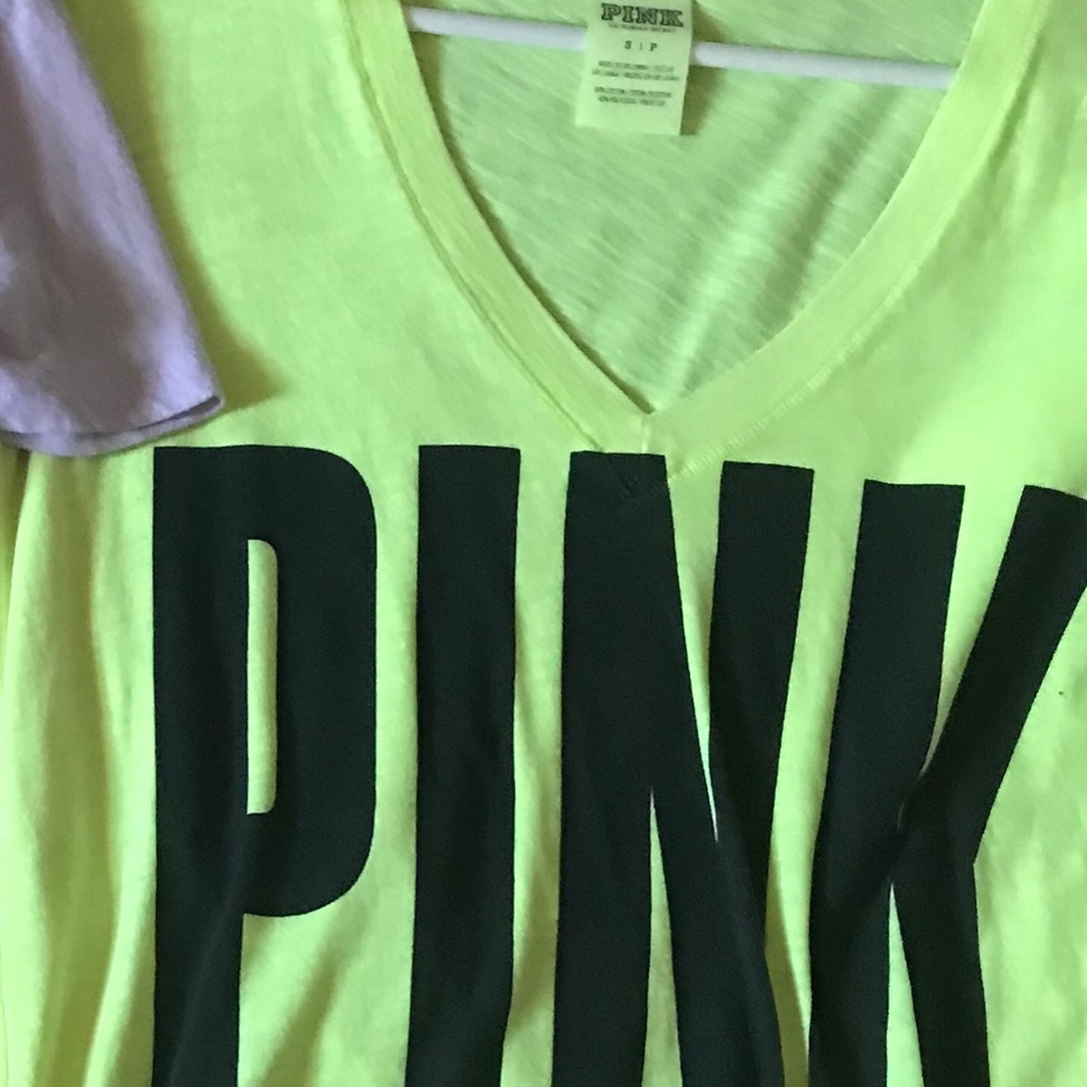 VS pink vneck tee